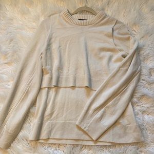 Rag & Bone Ivory Preston Cashmere Sweater